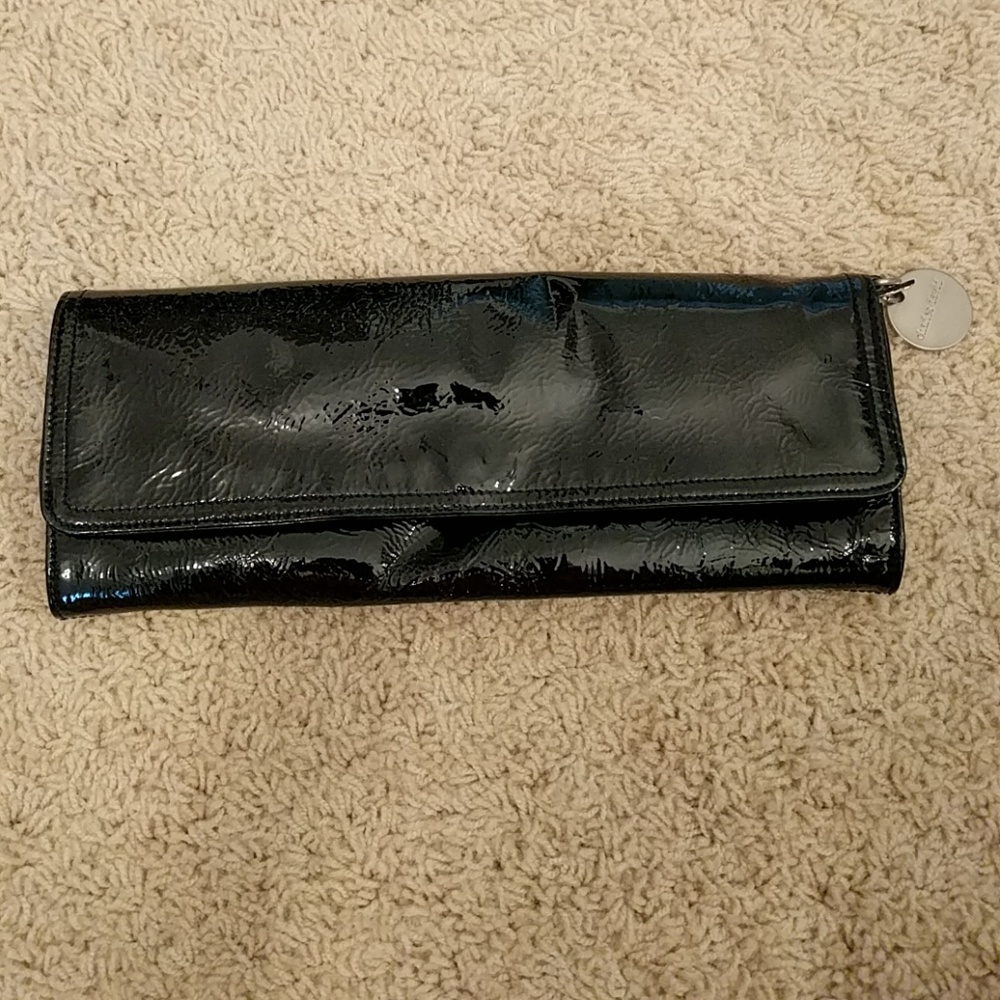 Charles David patent leather clutch